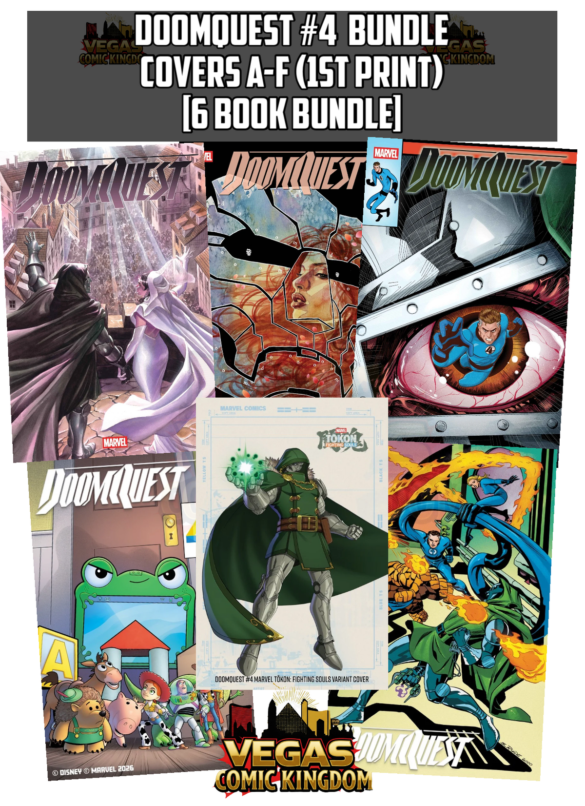 Doomquest #4 & Variants (1st Print) Marvel Comics 2026
