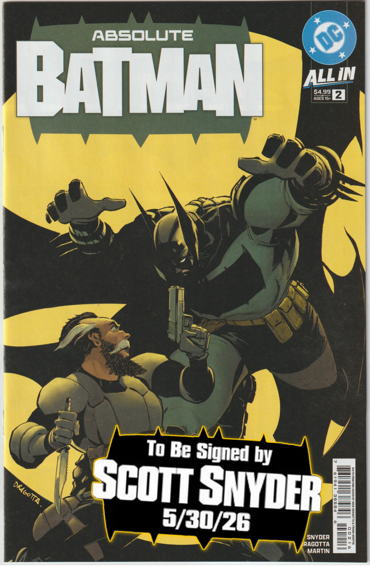 ABSOLUTE BATMAN #2 (1st Print & More) [SIGNED BY SCOTT SNYDER]