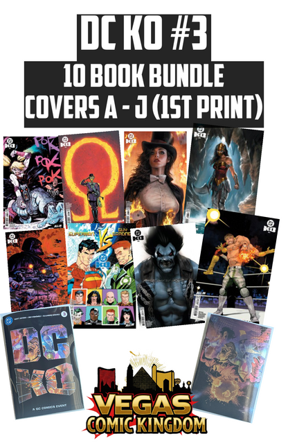 DC K.O. #3 (OF 5) Bundle 10 Covers A-J 1st Print [10 Book Bundle]