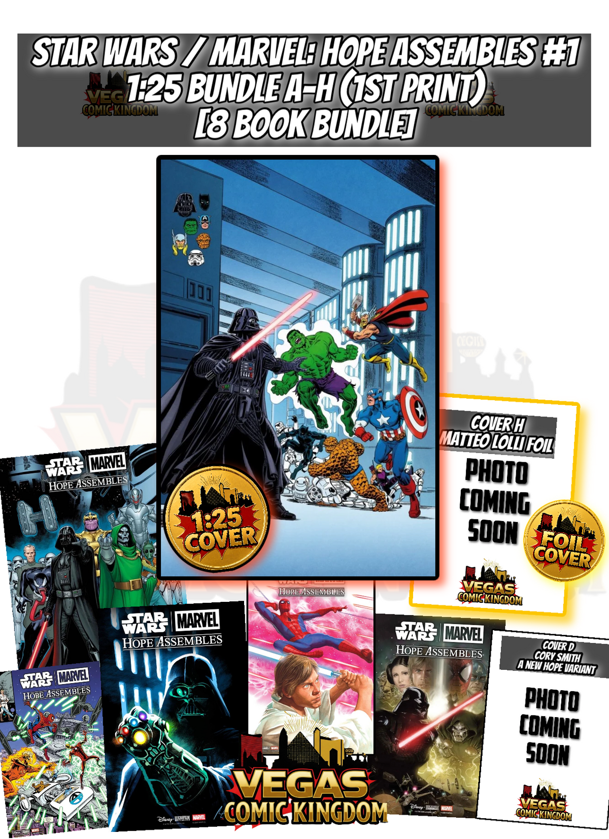 Star Wars / Marvel: Hope Assembles #1 & Variants (1st Print) Marvel Comics 2027