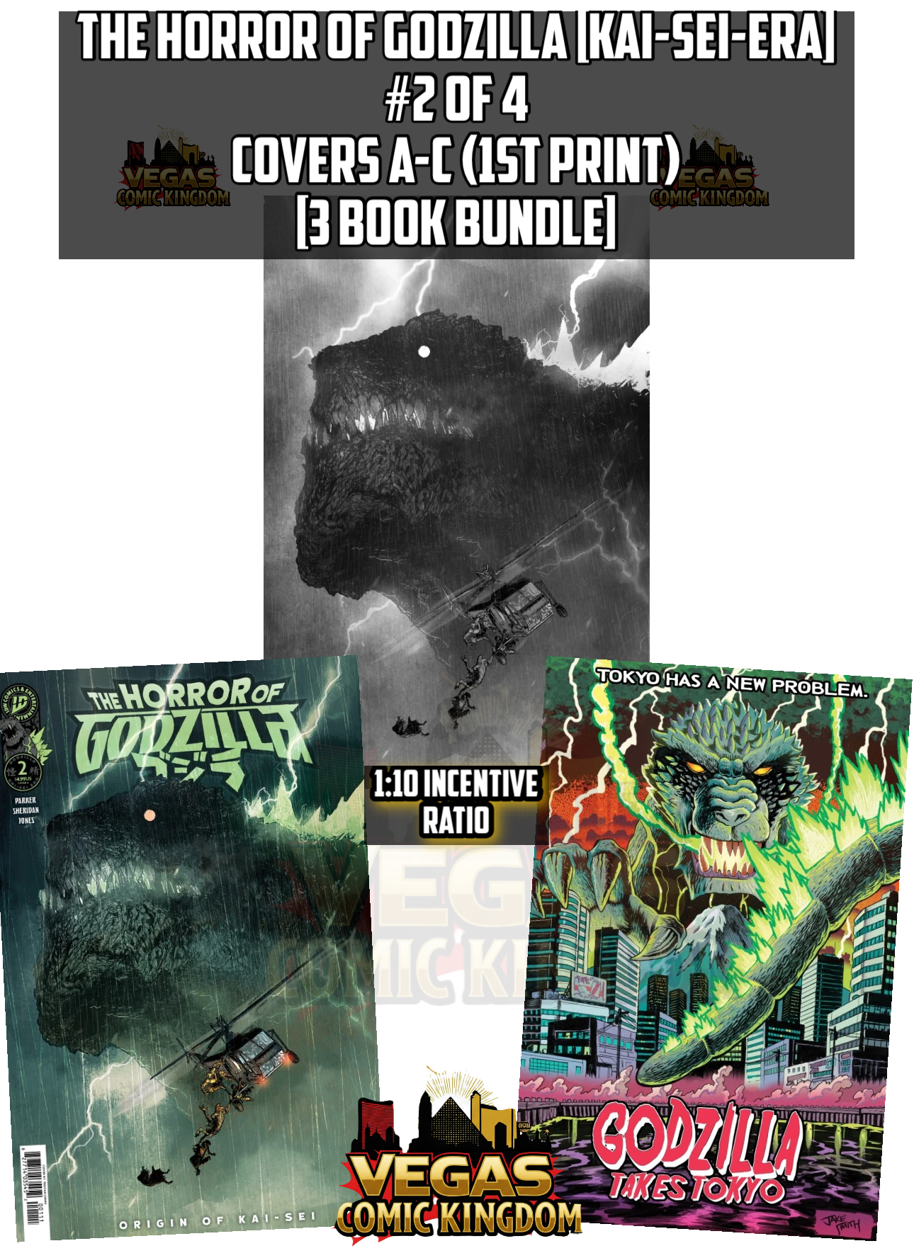 The Horror of Godzilla [Kai-Sei-Era] #2 of 4 & Variants (1st Print) IDW Publishing 2026