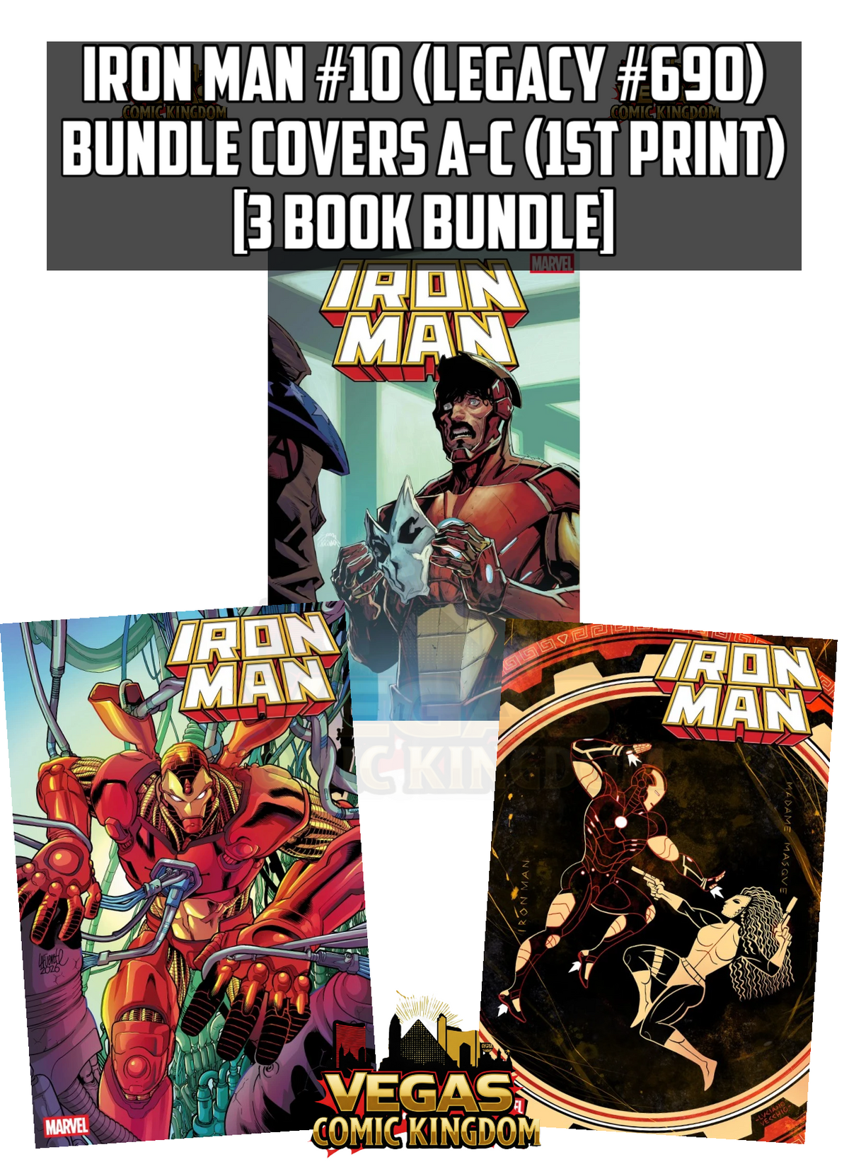 Iron Man #10 (Legacy #690) & Variants (1st Print) Marvel Comics 2026