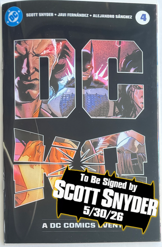 DC K.O. #4 (OF 5) CVR A JAVIER FERNANDEZ ACETATE (1st Print) [SIGNED BY SCOTT SNYDER]