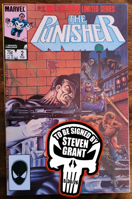 Punisher (1986) #2 of 5 [SIGNED BY STEVEN GRANT]