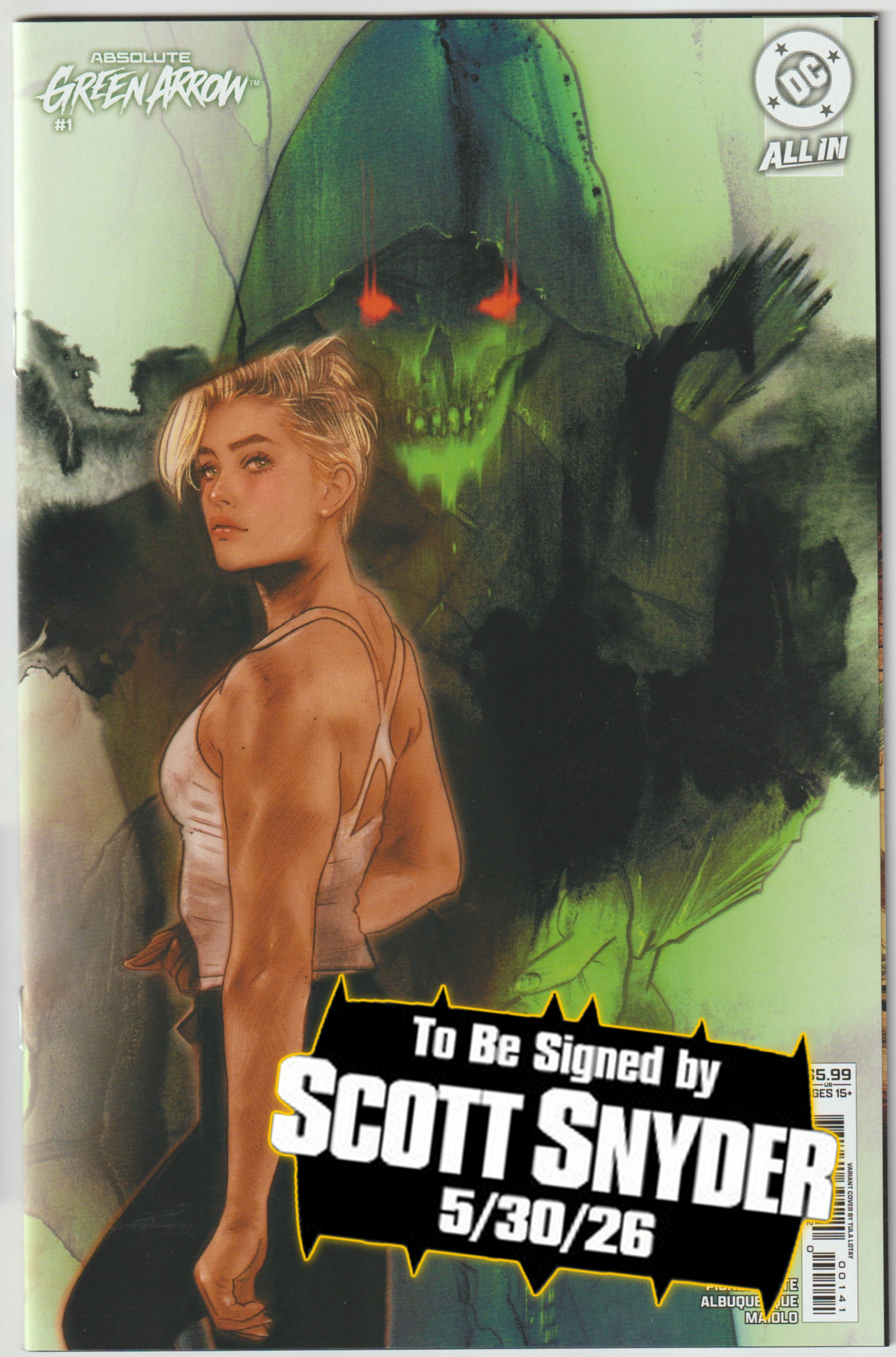 ABSOLUTE GREEN ARROW #1 (1st Print & Variants) [SIGNED BY SCOTT SNYDER]