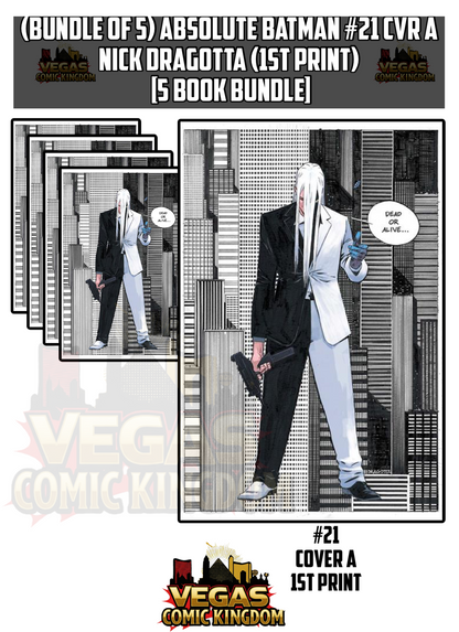 (x5) ABSOLUTE BATMAN #21 CVR A NICK DRAGOTTA (1st Print) [5 Book Bundle]