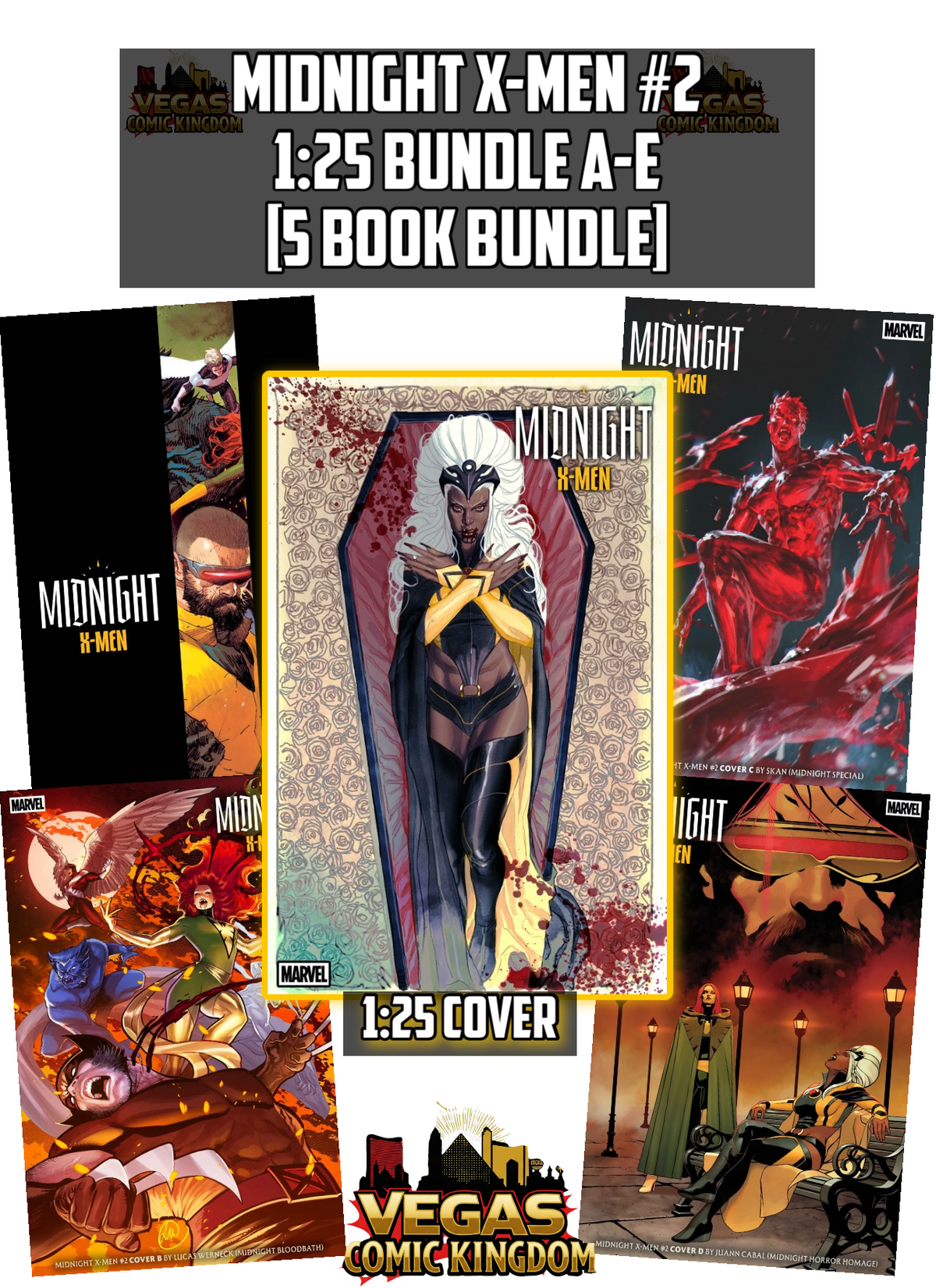 Midnight X-Men #2 & Variants (1st Print) Marvel Comics 2026