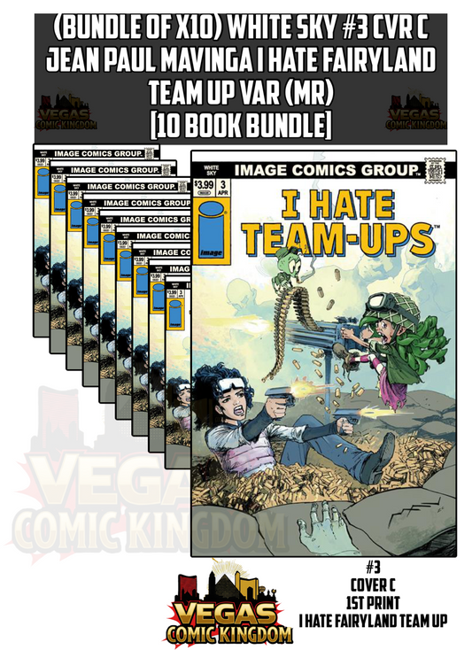 WHITE SKY #3 CVR C JEAN PAUL MAVINGA I HATE FAIRYLAND TEAM UP VAR (MR) [10 Book Bundle]