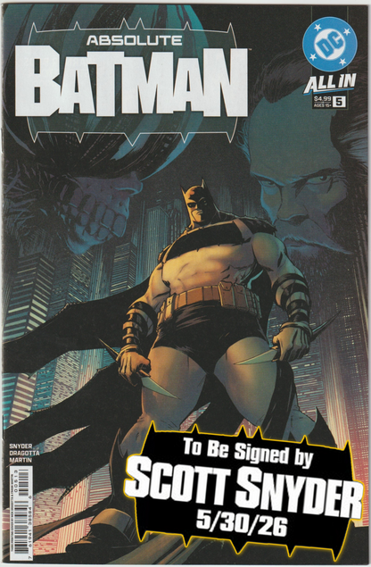 ABSOLUTE BATMAN #5 (1st Print & More) [SIGNED BY SCOTT SNYDER]