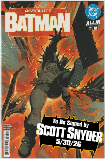 ABSOLUTE BATMAN #6 (1st Print & More) [SIGNED BY SCOTT SNYDER]