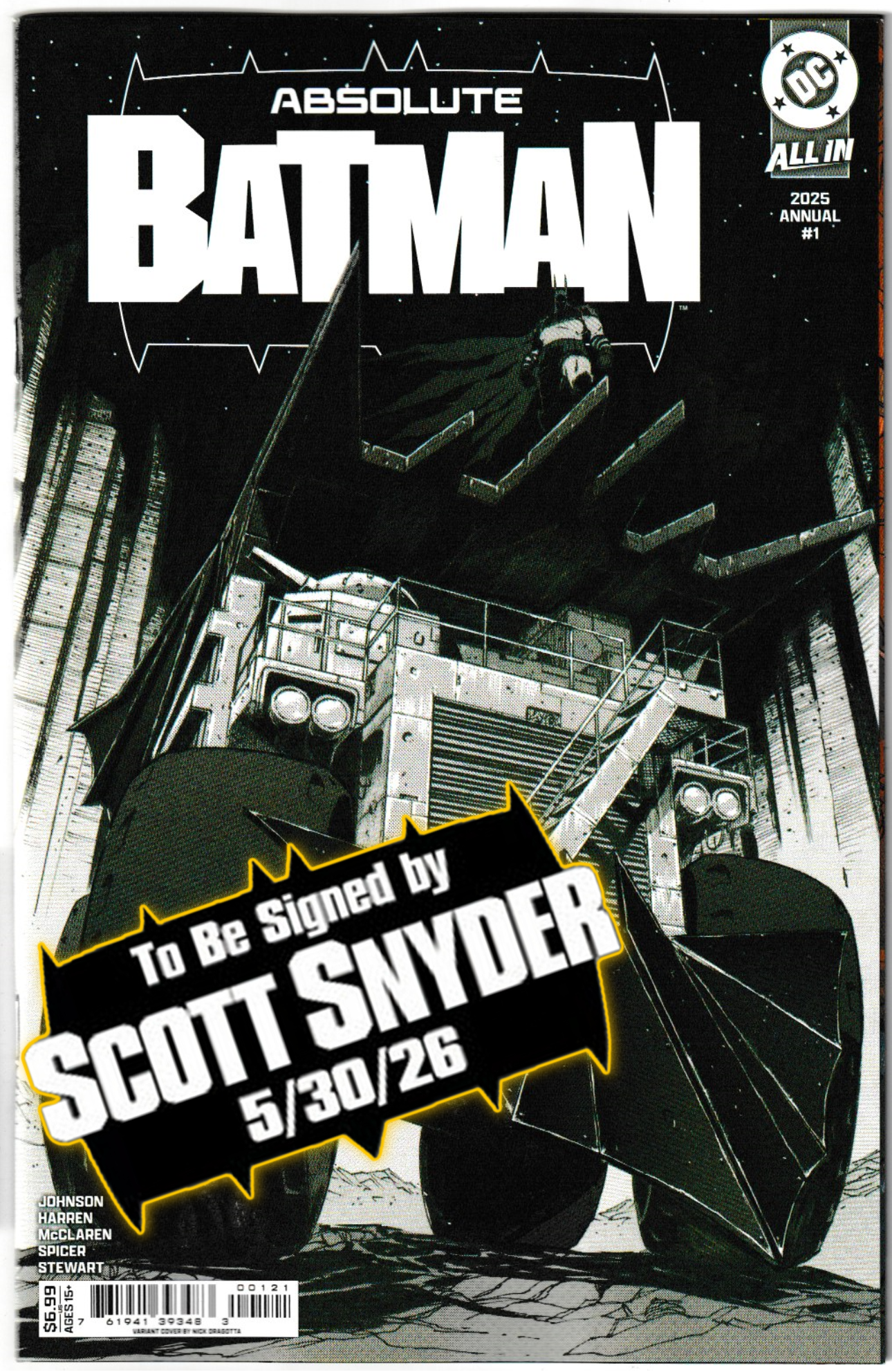 ABSOLUTE BATMAN ANNUAL #1 (One-Shot, 1st Print & More) [SIGNED BY SCOTT SNYDER]