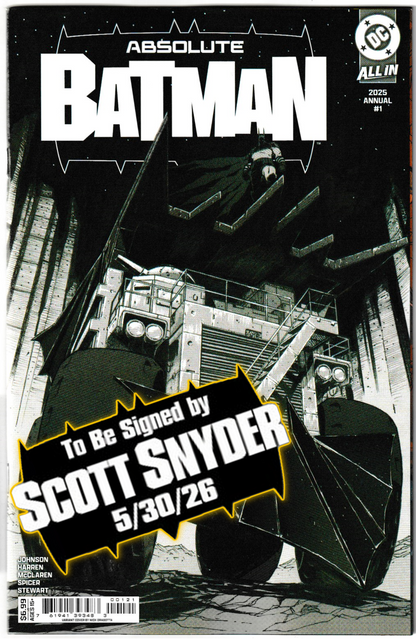 ABSOLUTE BATMAN ANNUAL #1 (One-Shot, 1st Print & More) [SIGNED BY SCOTT SNYDER]