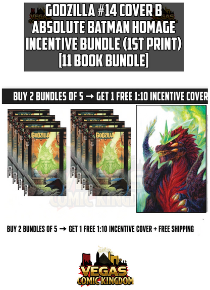 Godzilla [Kai-Sei-Era] #14 Cover B Absolute Batman Homage Bundle (1st Print) IDW Publishing 2026 [5 Book Bundle]