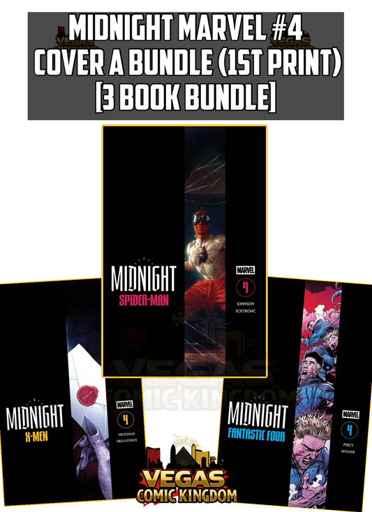 Midnight Marvel #4 A Cover Bundle [3 Book Bundle] (1st Print) Marvel Comics 2027