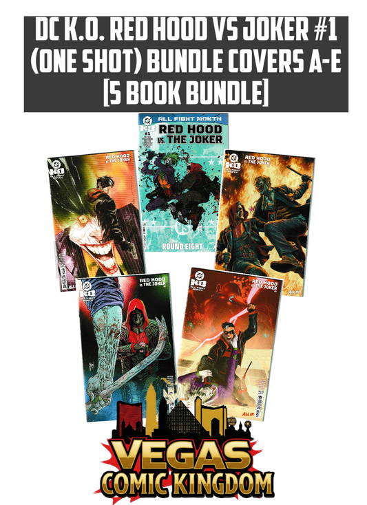 DC K.O. RED HOOD VS JOKER #1 (ONE SHOT) Bundle Covers A-E [5 Book Bundle]