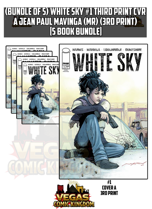 WHITE SKY #1 Third Print CVR A JEAN PAUL MAVINGA (MR) (3rd Print) [5 Book Bundle]