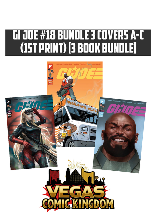 GI JOE #18 Bundle 3 Covers A-C (1st Print) [3 Book Bundle]