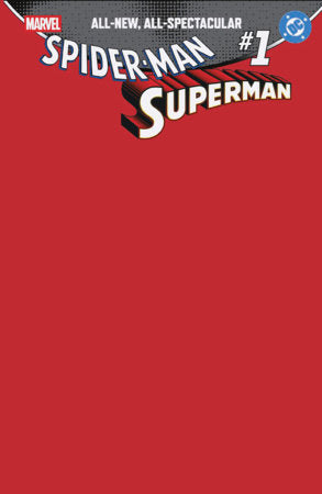 Marvel/DC: Spider-Man/Superman #1 (One-Shot) Variant Cover Blank Sketch