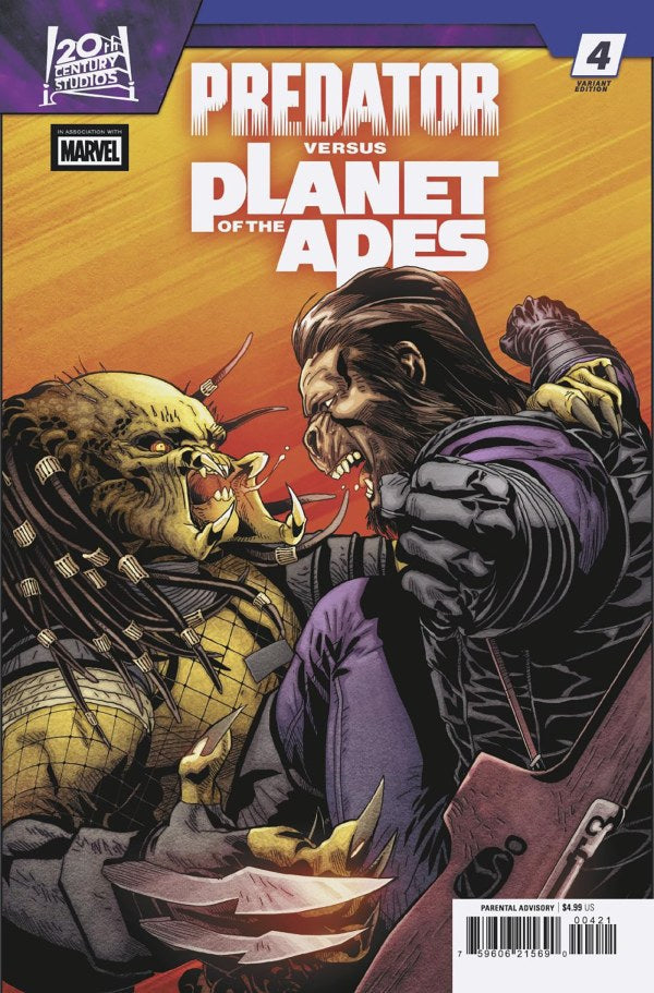 Predator vs. The Planet of the Apes #4 & Variants (1st Print) Marvel Comics 2026