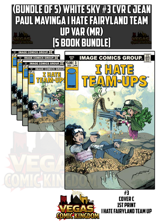 WHITE SKY #3 CVR C JEAN PAUL MAVINGA I HATE FAIRYLAND TEAM UP VAR (MR) [5 Book Bundle]