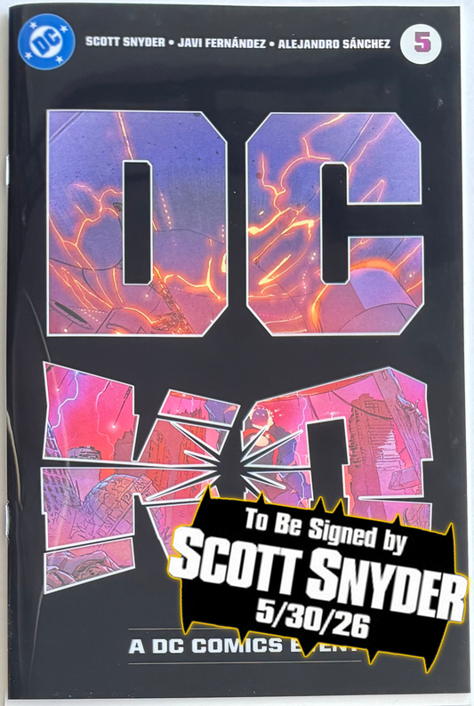 DC K.O. #5 (OF 5) CVR A JAVIER FERNANDEZ ACETATE (1st Print) [SIGNED BY SCOTT SNYDER]