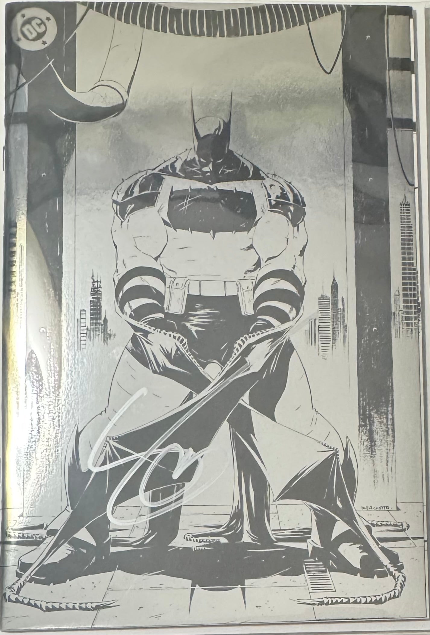 ABSOLUTE BATMAN #1 NOIR EDITION (ONE SHOT) CVR C FOIL VIRGIN [SIGNED BY SCOTT SNYDER]