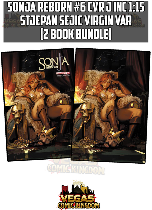 SONJA REBORN #6 CVR J INC 1:15 STJEPAN SEJIC VIRGIN VAR