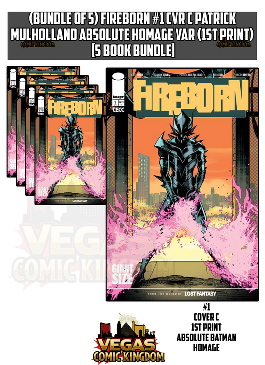 FIREBORN #1 CVR C PATRICK MULHOLLAND ABSOLUTE HOMAGE VAR (1st Print) [5 Book Bundle]