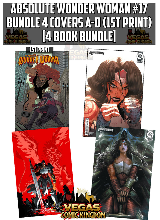 ABSOLUTE WONDER WOMAN #17 Bundle 4 Covers A-D (1st Print) [4 Book Bundle]