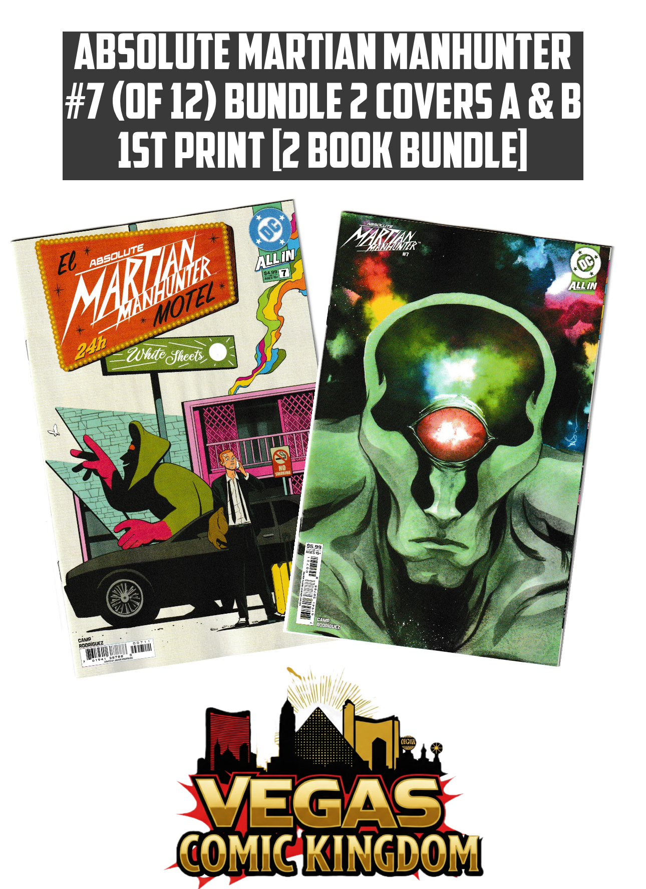 Absolute Martian Manhunter #7 (of 12) Bundle 2 Covers A & B 1st Print [2 Book Bundle]