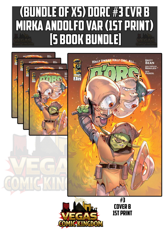 DORC #3 CVR B MIRKA ANDOLFO VAR (1st Print) [5 Book Bundle]