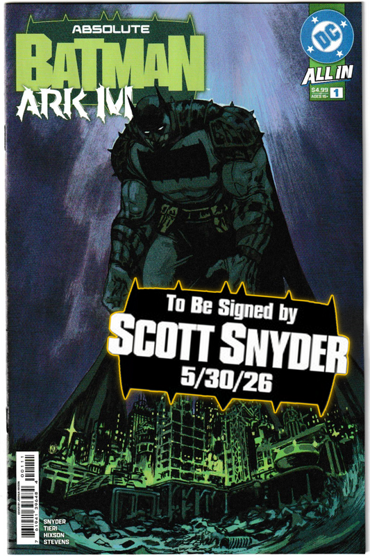 ABSOLUTE BATMAN ARK-M Special #1 (One-Shot, 1st Print) [SIGNED BY SCOTT SNYDER]