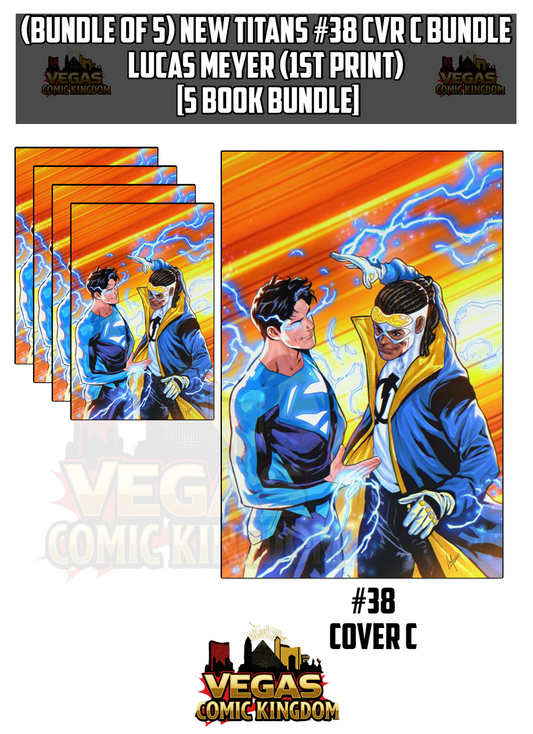 NEW TITANS #38 CVR C Bundle LUCAS MEYER CARD STOCK (1st Print) [5 Book Bundle]