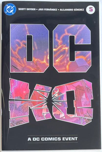 DC K.O. #5 (OF 5) CVR A JAVIER FERNANDEZ ACETATE (1st Print) [SIGNED BY SCOTT SNYDER]