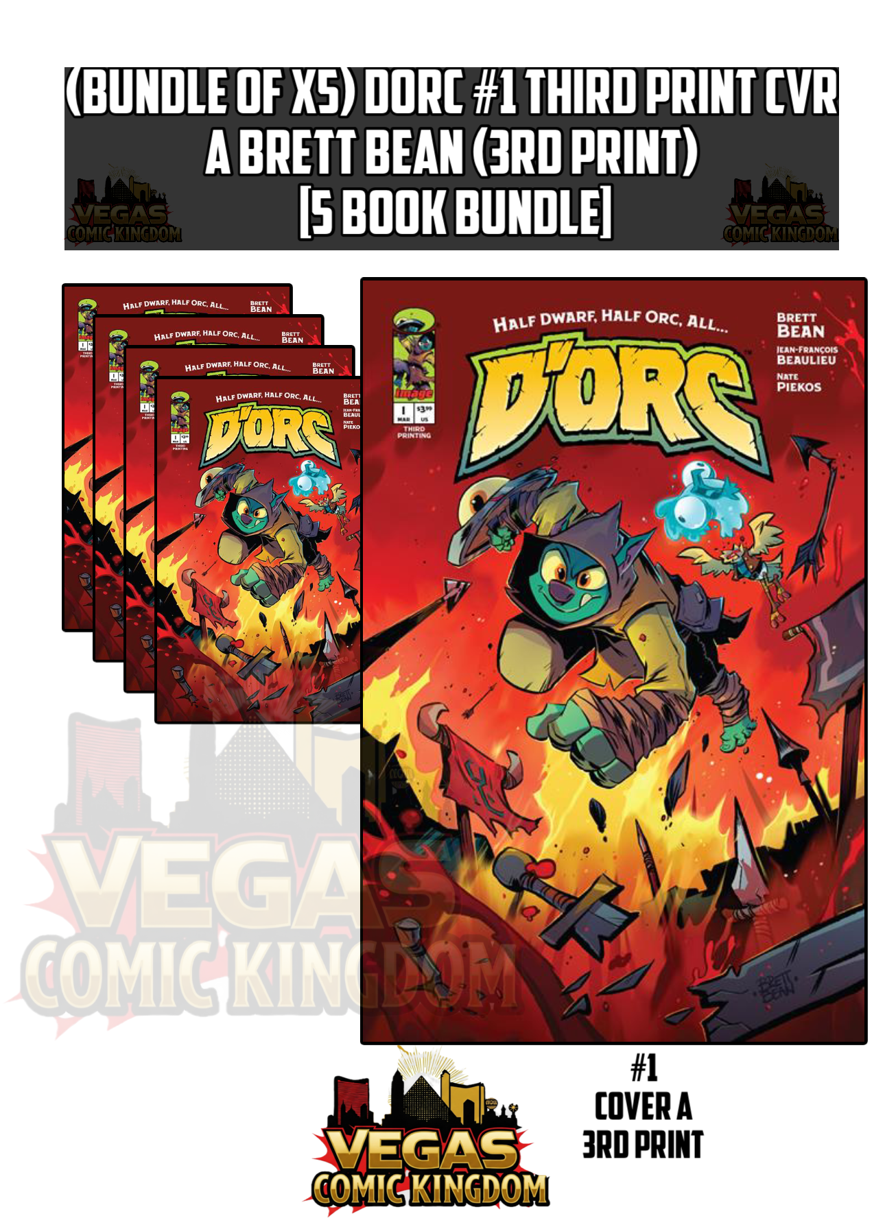 DORC #1 Third Print CVR A Brett Bean (3rd Print) [5 Book Bundle]