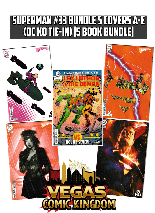 SUPERMAN #33 Bundle 5 Covers A-E (DC KO Tie-In) [5 Book Bundle]