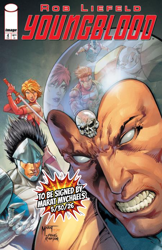 YOUNGBLOOD #4 (2025) CVR D MARAT MYCHAELS VAR (1st Print)  [SIGNED BY COVER ARTIST MARAT MYCHAELS]