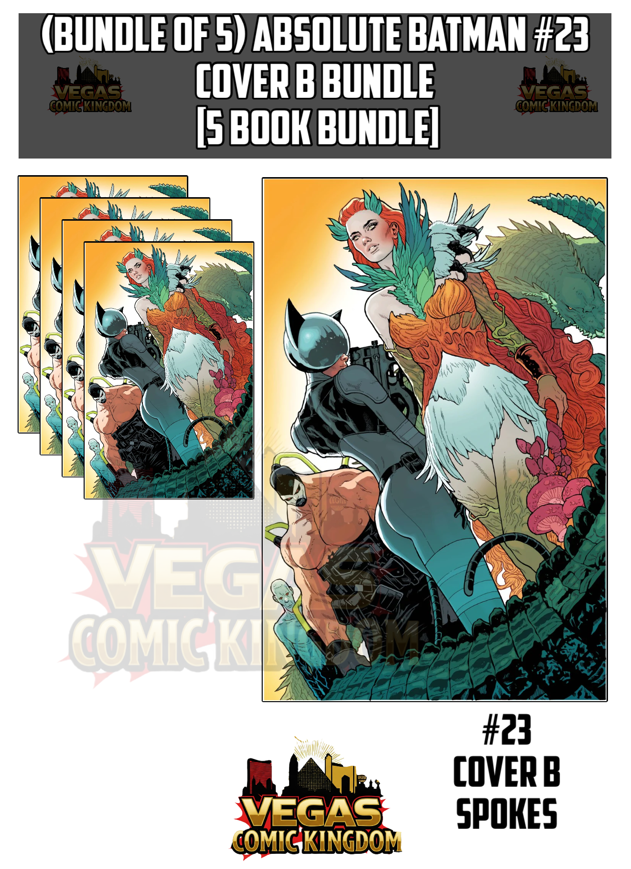 ABSOLUTE BATMAN #23 Cover B Bundle [5 Book Bundle]
