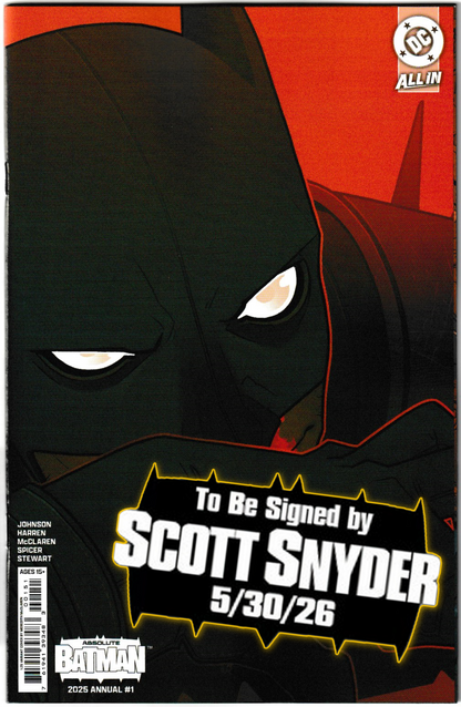 ABSOLUTE BATMAN ANNUAL #1 (One-Shot, 1st Print & More) [SIGNED BY SCOTT SNYDER]