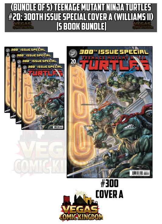 Teenage Mutant Ninja Turtles #20: 300th Issue Special Cover A (Williams II) [5 Book Bundle]