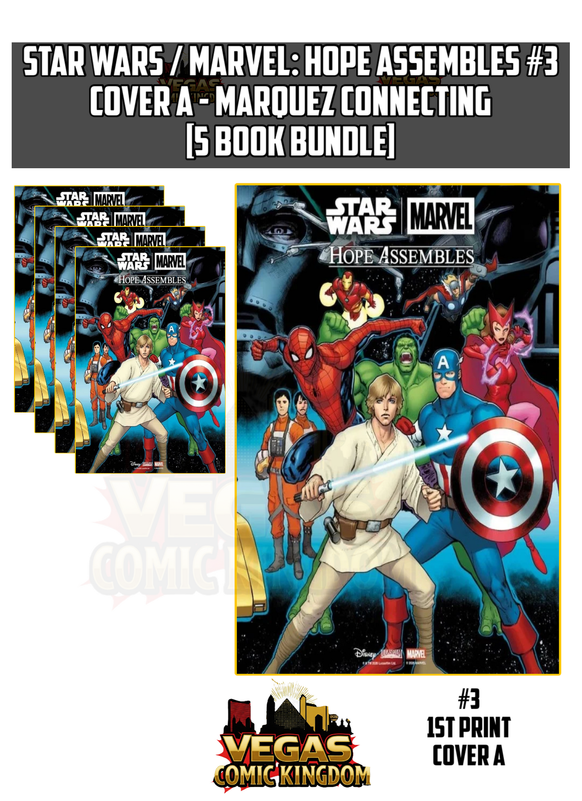 Star Wars / Marvel: Hope Assembles #3 & Variants (1st Print) Marvel Comics 2027