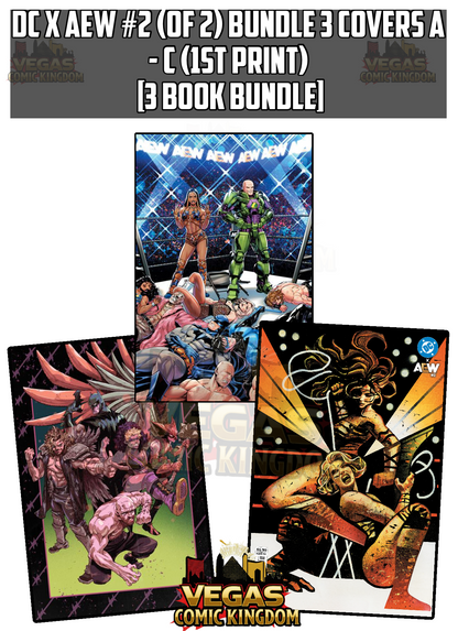 DC X AEW #2 (OF 2) Bundle 3 Covers A - C (1st Print) [3 Book Bundle]