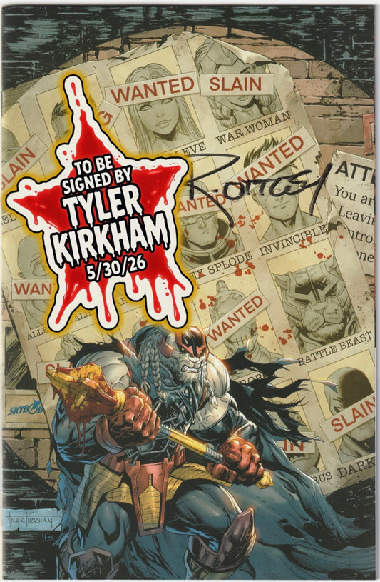 Battle Beast #1 – First Print, Tyler Kirkham Virgin X-Men #141 Homage Variant- Ltd to 1,200 - (1st Print) DOUBLE SIGNED BY RYAN OTTLEY & TYLER KIRKHAM