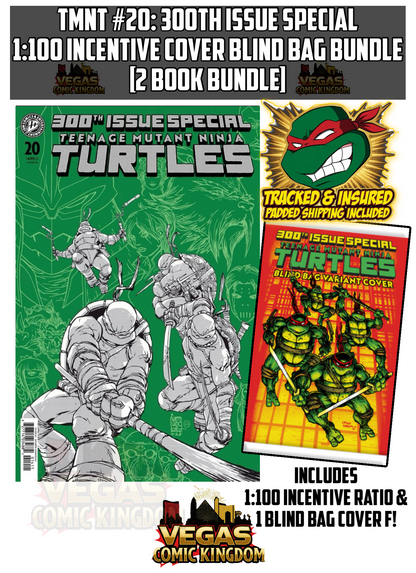 Teenage Mutant Ninja Turtles #20: 300th Issue Cover J 1:100 Incentive Bundle [2 Book Bundle]