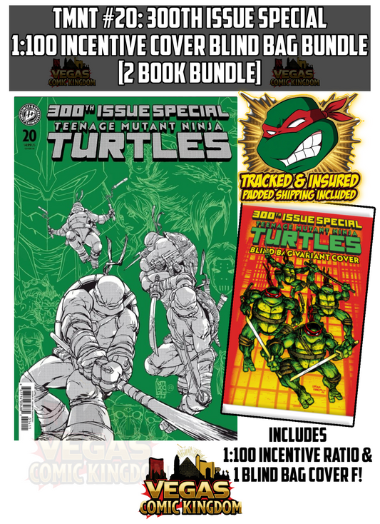 Teenage Mutant Ninja Turtles #20: 300th Issue Cover J 1:100 Incentive Bundle [2 Book Bundle]