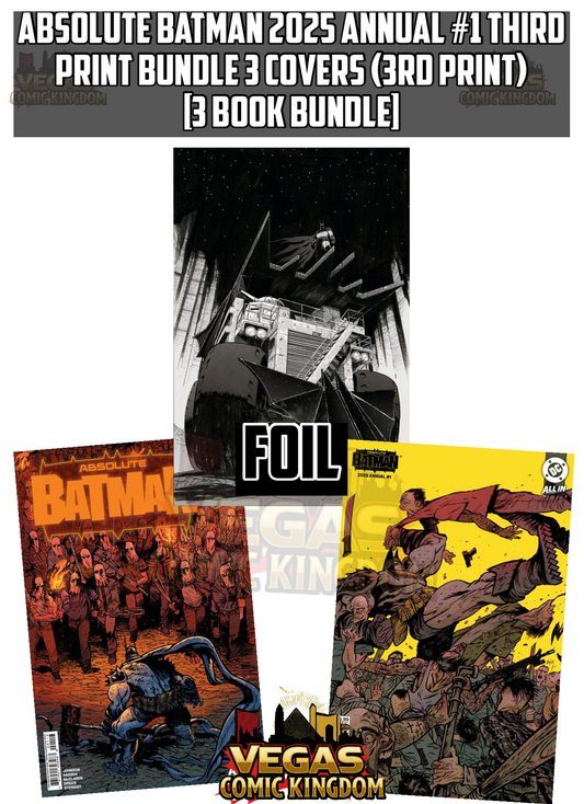 Absolute Batman 2025 Annual #1 Third Print Bundle 3 Covers (3rd Print) [3 Book Bundle]