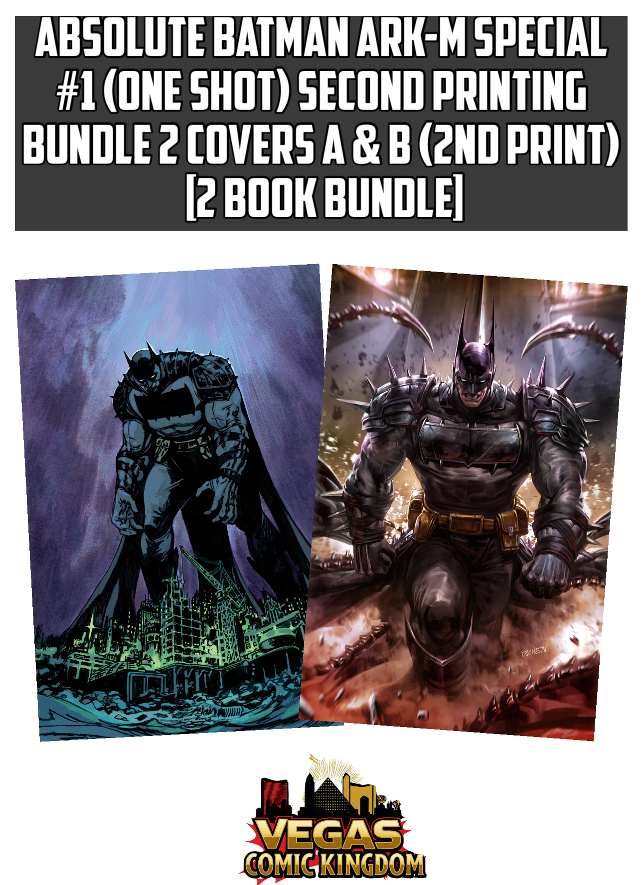ABSOLUTE BATMAN ARK-M SPECIAL #1 (ONE SHOT) Second Printing Bundle 2 Covers A & B (2nd Print) [2 Book Bundle]