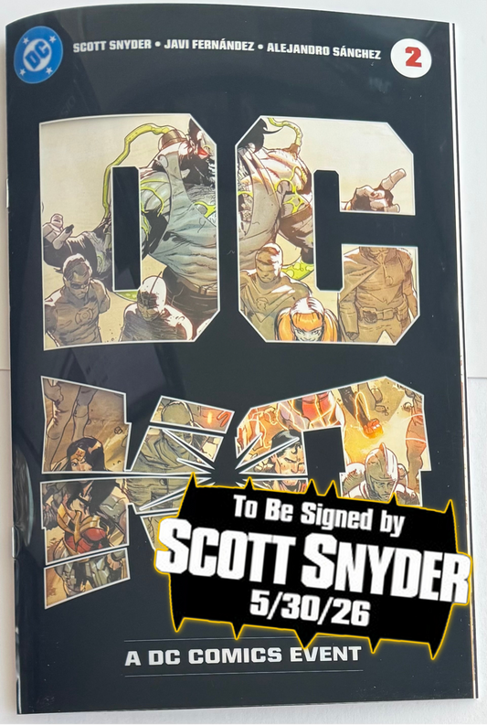 DC K.O. #2 (OF 5) Cover A Acetate Overlay 1st Print (DC Comics 2025) [SIGNED BY SCOTT SNYDER]