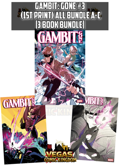 Gambit: Gone #3 & Variants (1st Print) Marvel Comics 2026