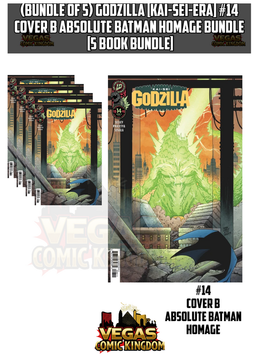 Godzilla [Kai-Sei-Era] #14 Cover B Absolute Batman Homage Bundle (1st Print) IDW Publishing 2026 [5 Book Bundle]